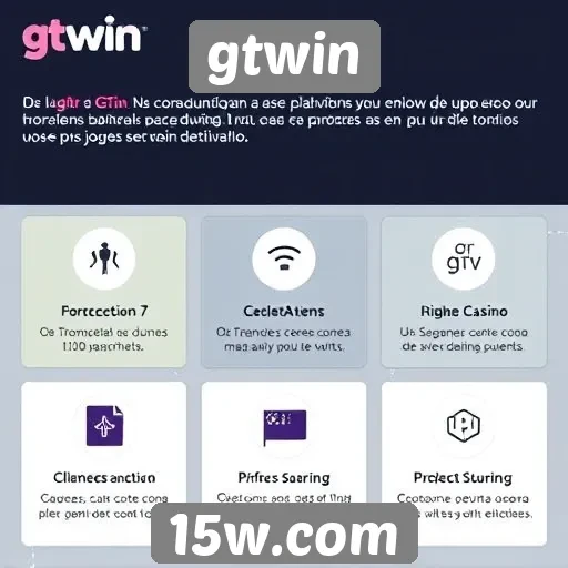 análise das funcionalidades do site gtwin